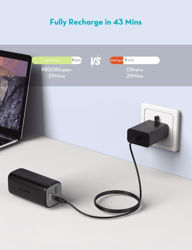 Picture of Ravpower Super PD Pioneer 10000mAh 30W Powebank With Wall Charger 65W - Black