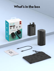 Picture of Ravpower Super PD Pioneer 10000mAh 30W Powebank With Wall Charger 65W - Black