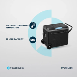 Picture of Powerology Dual Compartment Smart Fridge And Freezer 60L 20800mAh