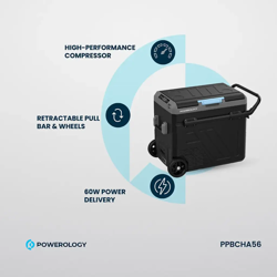 Picture of Powerology Dual Compartment Smart Fridge And Freezer 60L 20800mAh