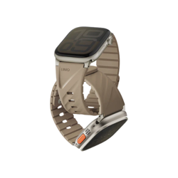 Picture of UNIQ FLUO MAGNETIC APPLE WATCH STRAP WITH CONNECTOR BUNDLE 49-40MM - SOFT SAND (SOFT SAND)