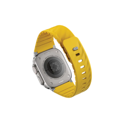 Picture of UNIQ FLUO MAGNETIC APPLE WATCH STRAP WITH CONNECTOR BUNDLE 49-40MM - SOFT SAND (SOFT SAND)