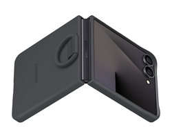Picture of Samsung Silicone Cover with Finger Holder Flip7 Black