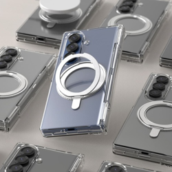 Picture of Araree Araree Nukin 360 S MagSafe Qi2 Kickstand case for Samsung Galaxy Z Fold7 transparent