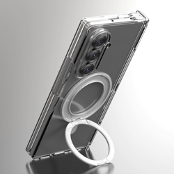 Picture of Araree Araree Nukin 360 S MagSafe Qi2 Kickstand case for Samsung Galaxy Z Fold7 transparent