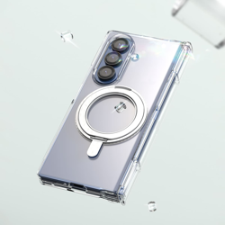 Picture of Araree Araree Nukin 360 S MagSafe Qi2 Kickstand case for Samsung Galaxy Z Fold7 transparent