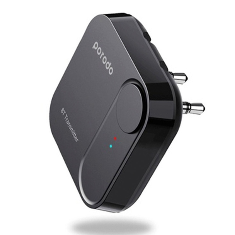 Picture of Porodo Wireless Bluetooth Audio Transmitter Dual 3.5mm - Black
