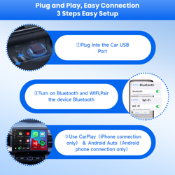Picture of Carlinkit - Mini Ultra CarPlay Wireless Adapter - Black