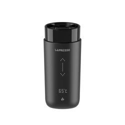 Picture of LePresso Travel Heated Mug 12oz with Wireless Charging Pad -
Black
