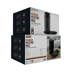 Picture of LePresso Travel Heated Mug 12oz with Wireless Charging Pad -
Black