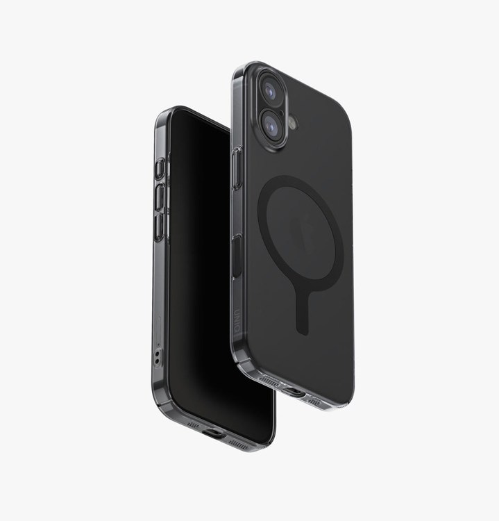 Picture of UNIQ HYBRID IPHONE 17 (2025) 6.3 MAGCLICK CHARGING AIRSUIT - GLOSSY SMOKE (GLOSSY SMOKE)