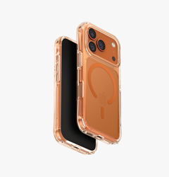 Picture of UNIQ HYBRID IPHONE 17 PRO (2025) 6.3 MAGCLICK CHARGING LIFEPRO XTREME (AF) - FROST CLEAR/VOLT ORANGE