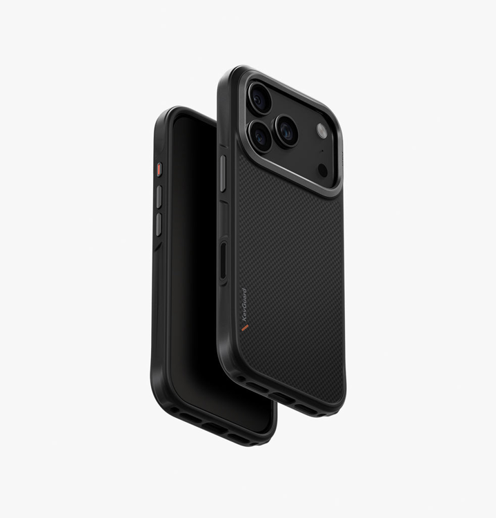 Picture of UNIQ HYBRID IPHONE 17 PRO (2025) 6.3 MAGCLICK CHARGING KEVA - CARBON BLACK