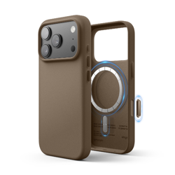 Picture of Elago MagLeather case iPhone17Pro Taupe