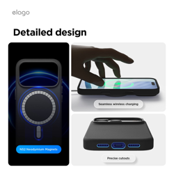 Picture of Elago MagLeather case iPhone17Pro Taupe