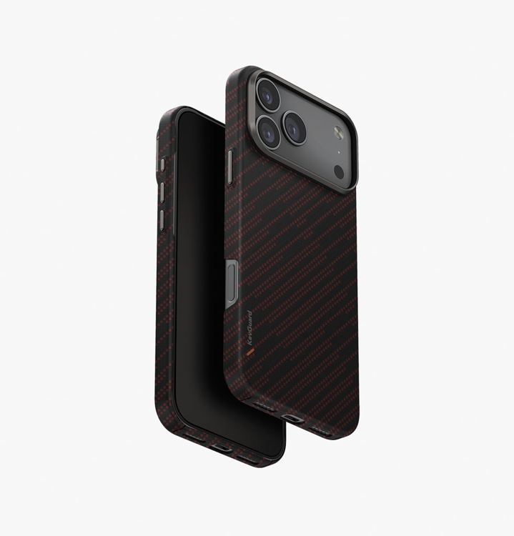 Picture of UNIQ HYBRID IPHONE 17 PRO MAX (2025) 6.9 MAGCLICK CHARGING KEVA EDGE - RUST ORANGE