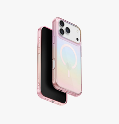 Picture of  UNIQ HYBRID IPHONE 17 PRO MAX (2025) 6.9 MAGCLICK CHARGING IRIDESCIA - PINK PRISM 