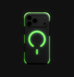 Picture of UNIQ HYBRID IPHONE 17 PRO (2025) 6.3 MAGCLICK CHARGING COMBAT ACTIVE - FROST CLEAR/LUME-LIME