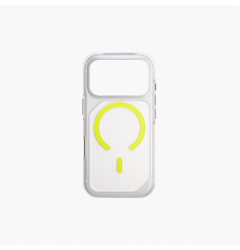 Picture of UNIQ HYBRID IPHONE 17 PRO (2025) 6.3 MAGCLICK CHARGING COMBAT ACTIVE - FROST CLEAR/LUME-LIME