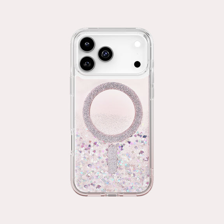 Picture of UNIQ COEHL IPHONE 17  PRO MAX (2025) 6.9 MAGNETIC CHARGING SOLEA - GLITTER HEARTS