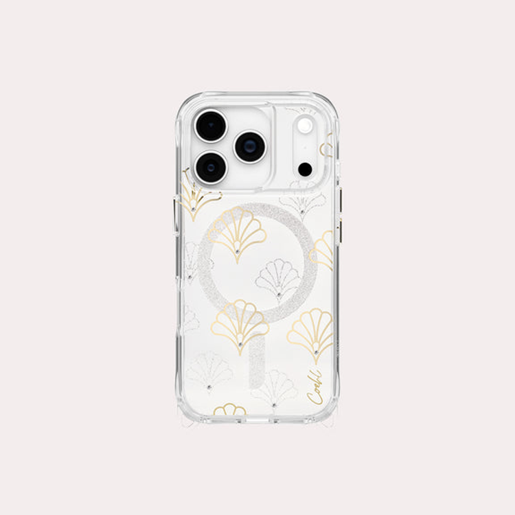 Picture of  UNIQ COEHL IPHONE 17 PRO (2025) 6.3 MAGNETIC CHARGING MAREE - SPARKLING SILVER