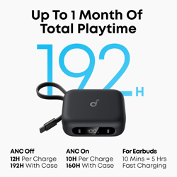 Picture of Anker Soundcore P41i Earbuds with Portable Phone Charger Black