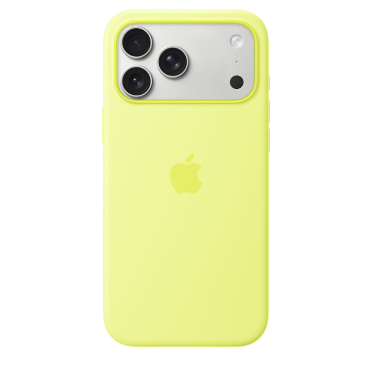 Picture of Apple Silicone Case with MagSafe for iPhone 17 Pro Max- Neon Yellow