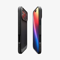 Picture of Spigen iPhone 17 Pro Max Rugged Armor MagFit Matte BLK