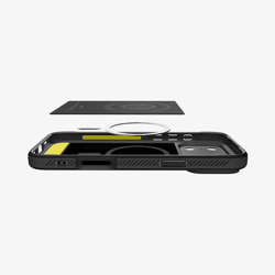 Picture of Spigen iPhone 17 Pro Max Rugged Armor MagFit Matte BLK