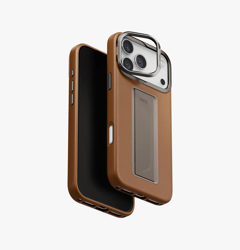 Picture of UNIQ HYBRID IPHONE 17 PRO MAX (2025) 6.9 HELDRO PRO MAGCLICK WITH CAMERA STAND - CARAMEL