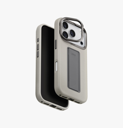 Picture of UNIQ HYBRID IPHONE 17 PRO (2025) 6.3 HELDRO PRO MAGCLICK WITH CAMERA STAND - DALLAS BLACK 