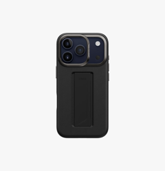 Picture of UNIQ HYBRID IPHONE 17 PRO (2025) 6.3 HELDRO PRO MAGCLICK WITH CAMERA STAND - DALLAS BLACK 