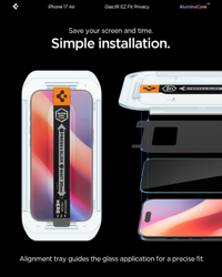 Picture of Spigen iPhone 17 Air Glas.tR EZ Fit Pro HD (Privacy)1P