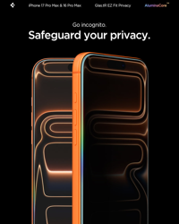 Picture of Spigen iPhone 17 Pro Max Glas.tR EZ Fit Pro HD(Privacy)1P