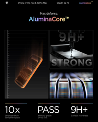 Picture of Spigen iPhone 17 Pro Max Glas.tR EZ Fit Pro Max HD 1P