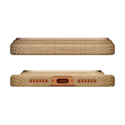 Picture of Pitaka Glints of Gold Ultra-Slim Case  for iPhone 17 Pro Max (Golden Glint)_KI1707AG