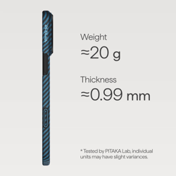 Picture of PITAKA Ultra Sim case for Iphone 17 Pro Max_KI1706BPM