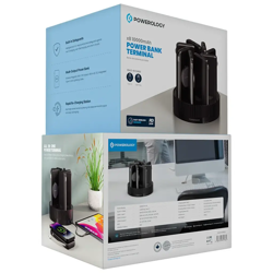 Picture of Powerology 8in1 Station 10000mAh PD 120W QC Wireless Power Bank - Black